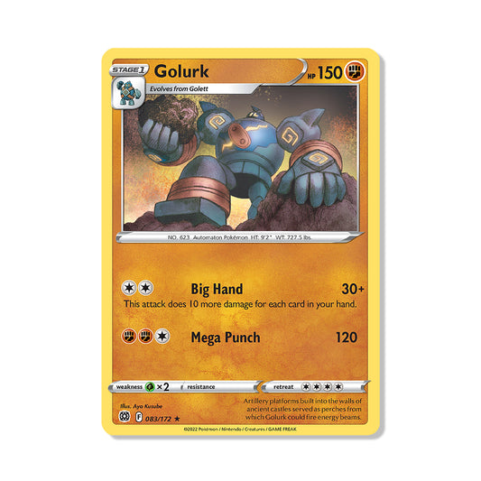 Golurk Pokémon Sword & Shield Brilliant Stars - Normal kaart | Engels