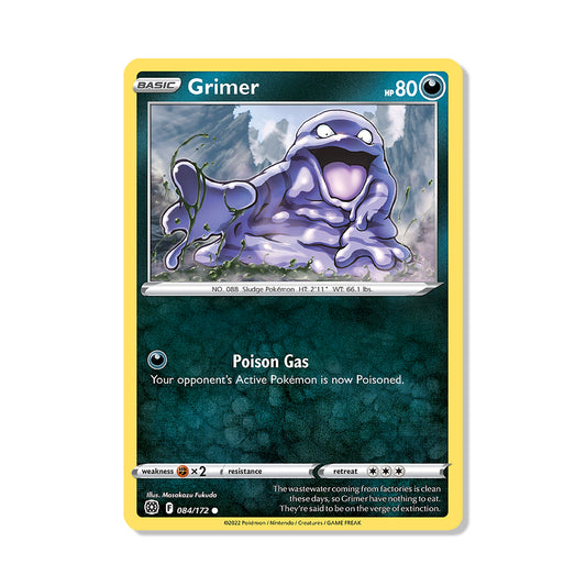 Grimer Pokémon Sword & Shield Brilliant Stars - Normal kaart | Engels