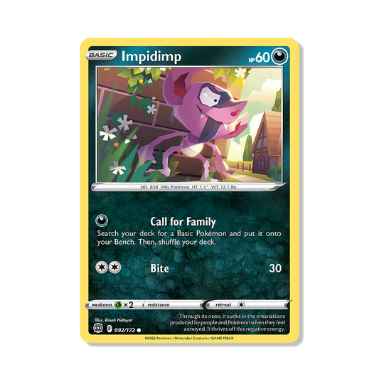 Impidimp Pokémon Sword & Shield Brilliant Stars - Normal kaart | Engels
