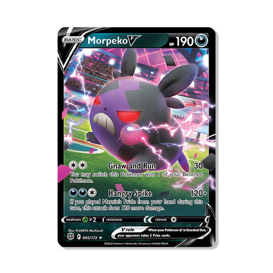Morpeko V Pokémon Sword & Shield Brilliant Stars - Full Art kaart | Engels