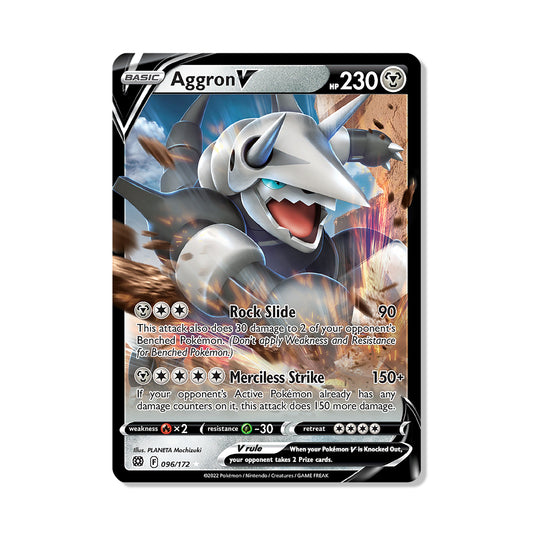 Aggron V Pokémon Sword & Shield Brilliant Stars - Full Art kaart | Engels