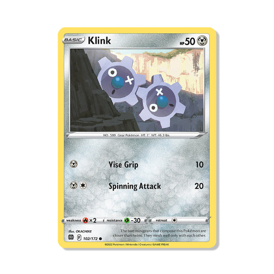 Klink Pokémon Sword & Shield Brilliant Stars - Reverse Holo kaart | Engels