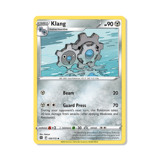 Klang Pokémon Sword & Shield Brilliant Stars - Normal kaart | Engels