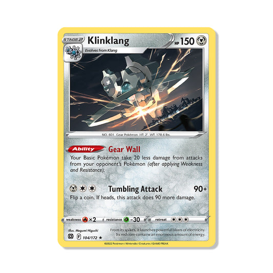 Klinklang Pokémon Sword & Shield Brilliant Stars - Reverse Holo kaart | Engels