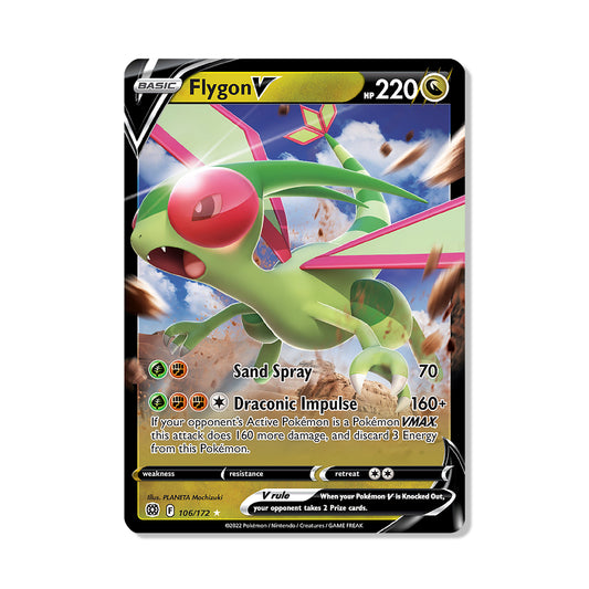 Flygon V Pokémon Sword & Shield Brilliant Stars - Full Art kaart | Engels