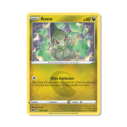 Axew Pokémon Sword & Shield Brilliant Stars - Normal kaart | Engels