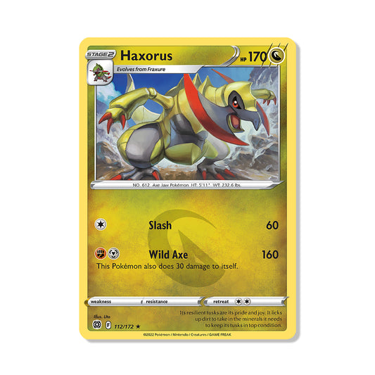 Haxorus Pokémon Sword & Shield Brilliant Stars - Normal kaart | Engels