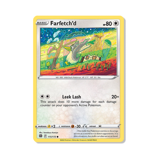 Farfetch’d Pokémon Sword & Shield Brilliant Stars - Reverse Holo kaart | Engels