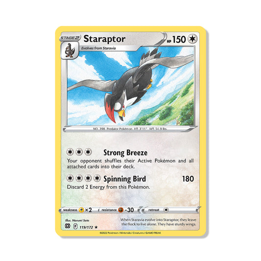 Staravia Pokémon Sword & Shield Brilliant Stars - Normal kaart | Engels