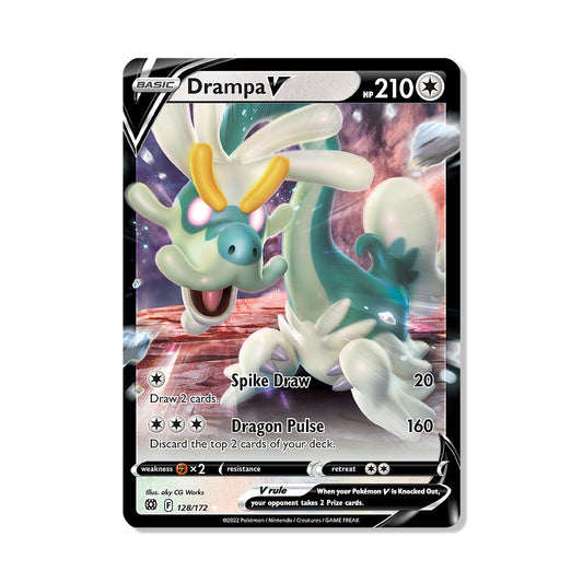 Drampa V Pokémon Sword & Shield Brilliant Stars - Full Art kaart | Engels