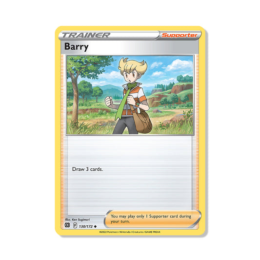 Barry Pokémon Sword & Shield Brilliant Stars - Reverse Holo kaart | Engels