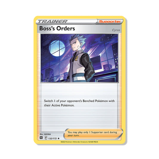 Boss's Orders Pokémon Sword & Shield Brilliant Stars - Reverse Holo kaart | Engels