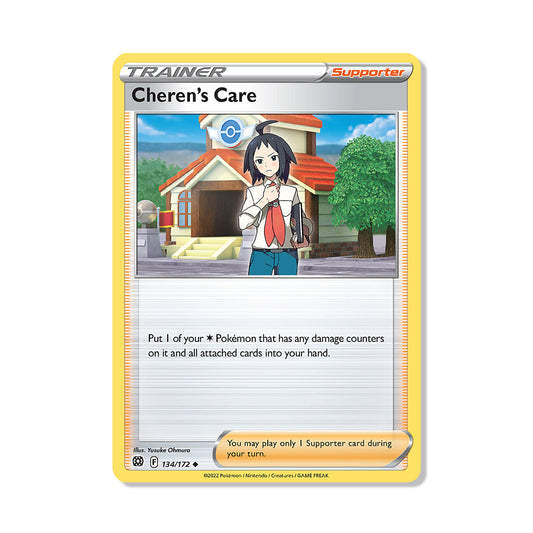 Cheren's Care Pokémon Sword & Shield Brilliant Stars - Reverse Holo kaart | Engels