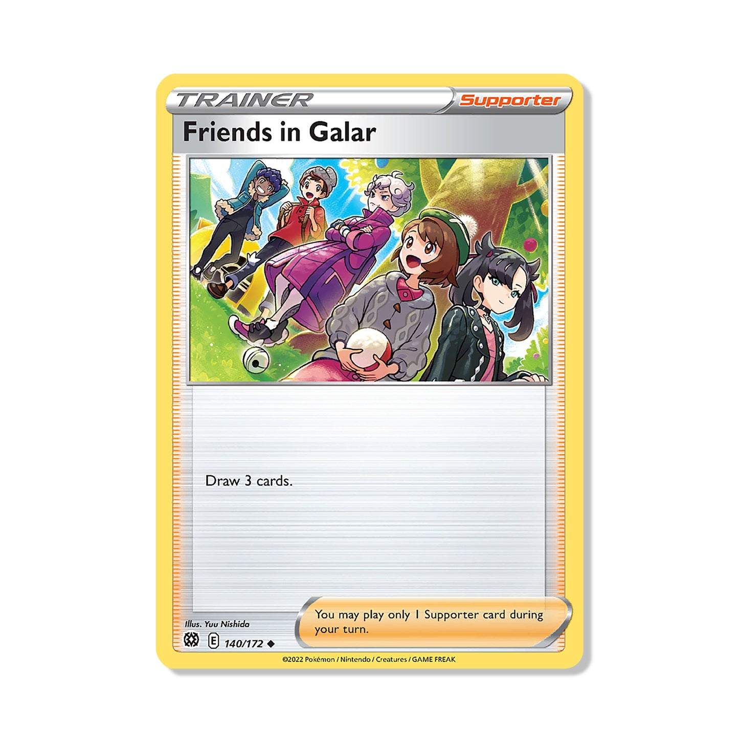 Friends in Galar Pokémon Sword & Shield Brilliant Stars - Reverse Holo kaart | Engels