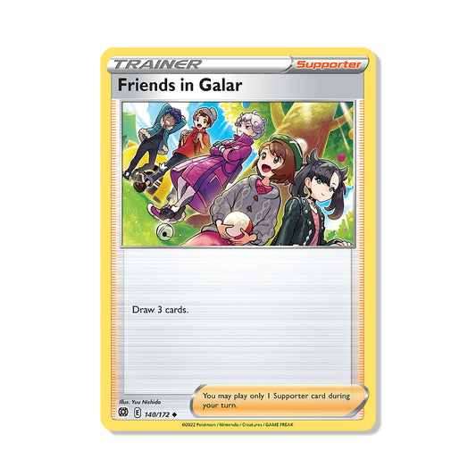 Friends in Galar Pokémon Sword & Shield Brilliant Stars - Reverse Holo kaart | Engels