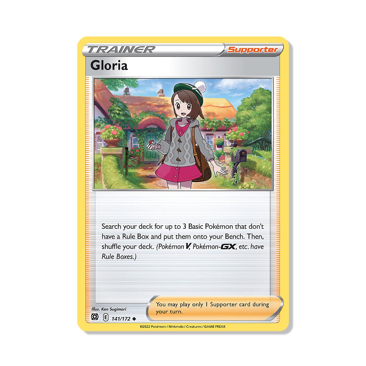 Gloria Pokémon Sword & Shield Brilliant Stars - Reverse Holo kaart | Engels
