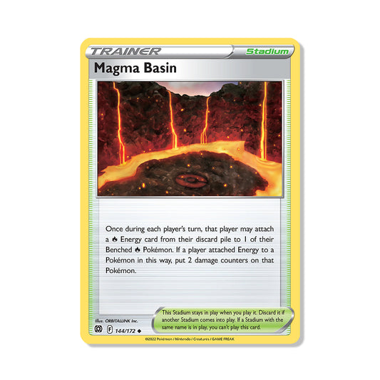 Magma Basin Pokémon Sword & Shield Brilliant Stars - Normal kaart | Engels
