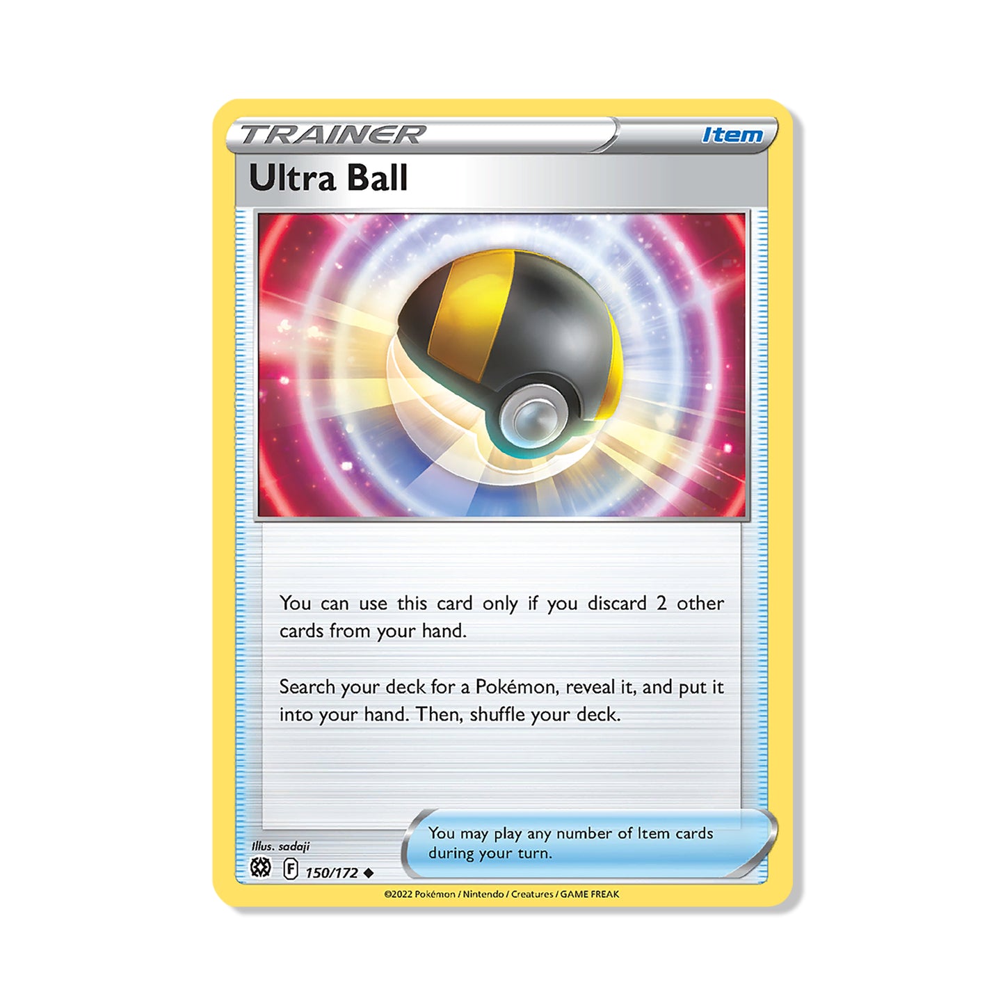 Ultra Ball Pokémon Sword & Shield Brilliant Stars - Normal kaart | Engels