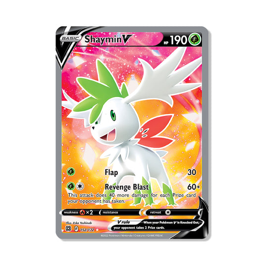 Shaymin V Pokémon Sword & Shield Brilliant Stars - Full Art kaart | Engels