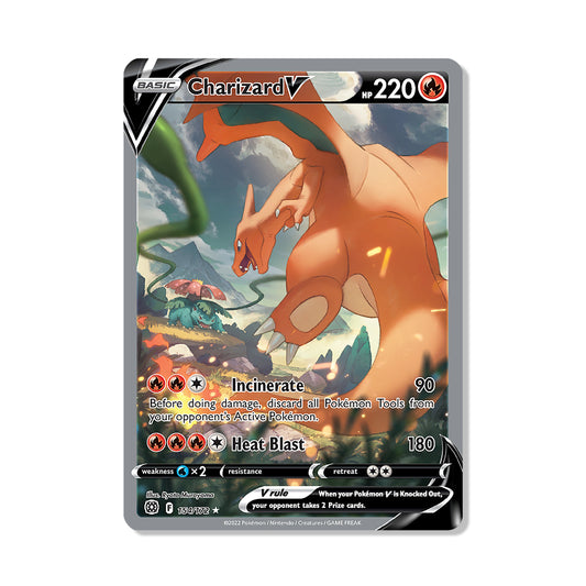Charizard V Pokémon Sword & Shield Brilliant Stars - Full Art kaart | Engels