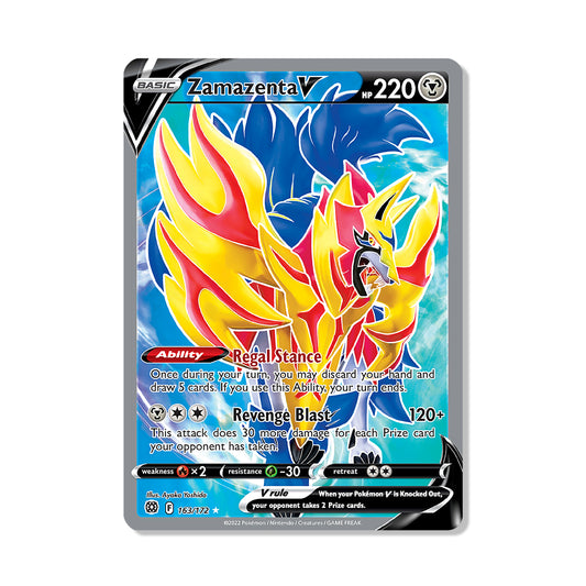 Zamazenta V Pokémon Sword & Shield Brilliant Stars - Full Art kaart | Engels