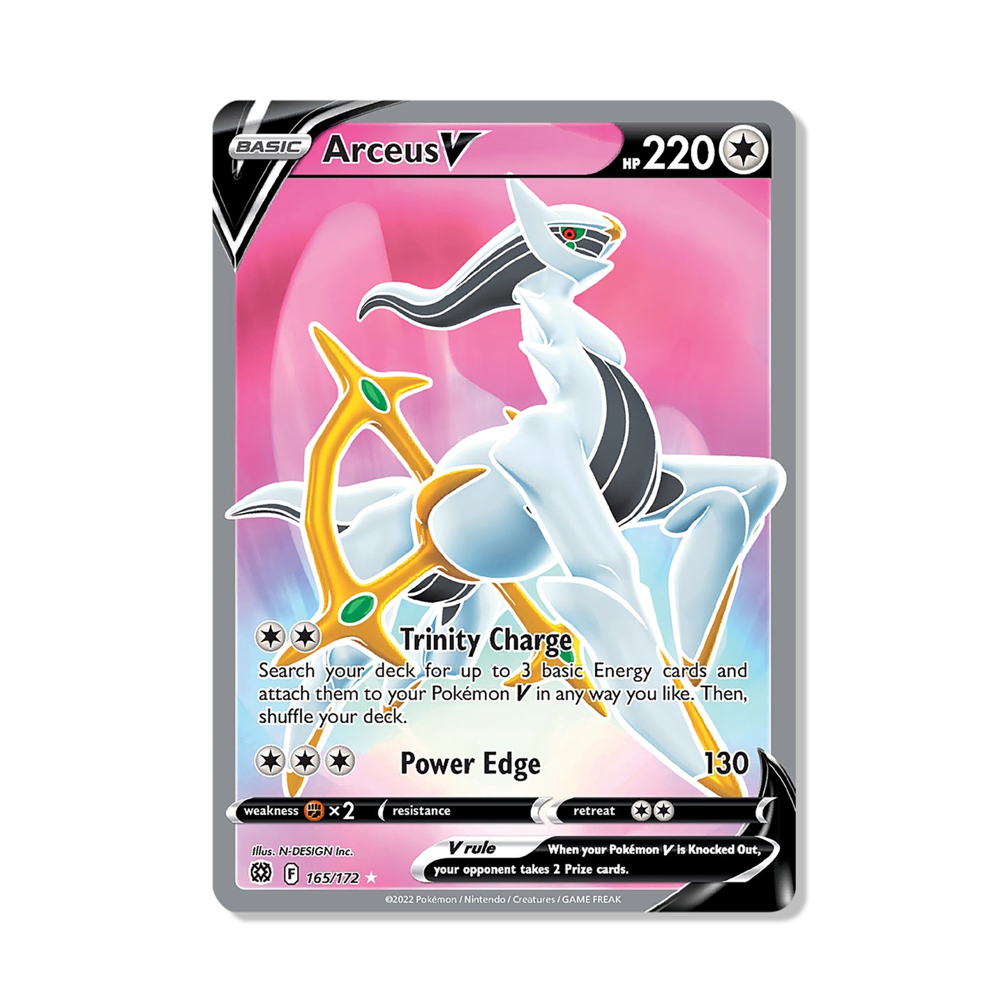 Arceus V Pokémon Sword & Shield Brilliant Stars - Full Art kaart | Engels