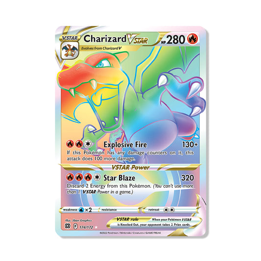 Charizard VSTAR Pokémon Sword & Shield Brilliant Stars - Full Art kaart | Engels