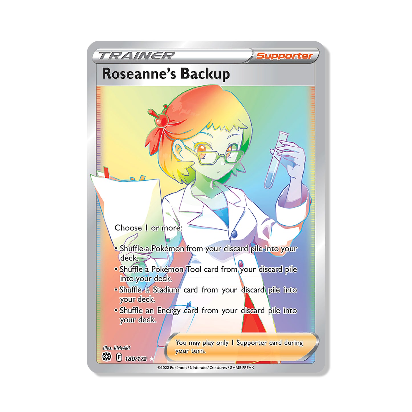 Roseanne's Backup Pokémon Sword & Shield Brilliant Stars - Full Art kaart | Engels