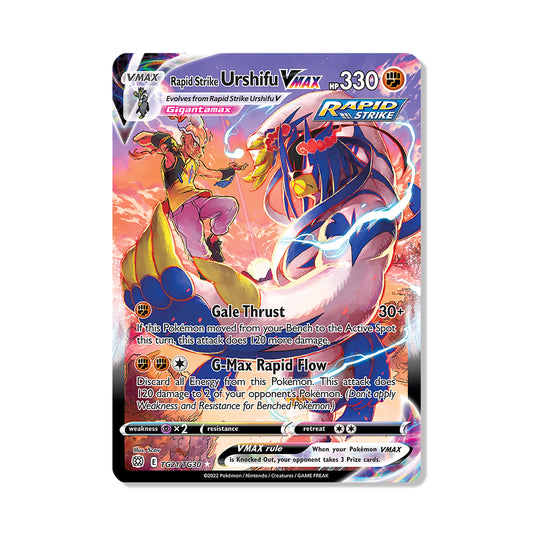 Rapid Strike Urshifu VMAX Pokémon Sword & Shield Brilliant Stars - Full Art kaart | Engels