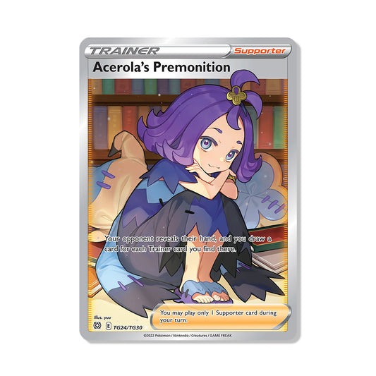 Acerola's Premonition Pokémon Sword & Shield Brilliant Stars - Full Art kaart | Engels