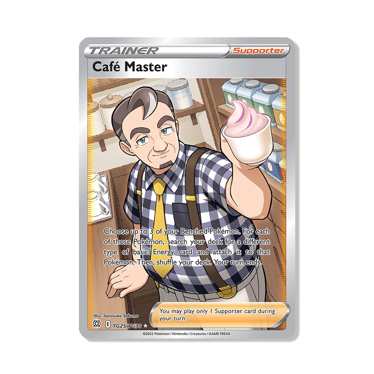 Cafe Master Pokémon Sword & Shield Brilliant Stars - Full Art kaart | Engels