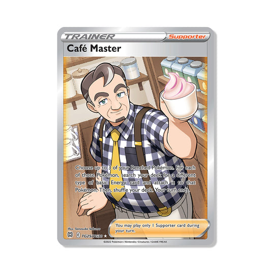 Cafe Master Pokémon Sword & Shield Brilliant Stars - Full Art kaart | Engels