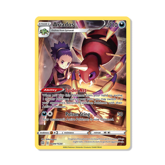 Ariados Pokémon Sword & Shield Brilliant Stars - Full Art kaart | Engels