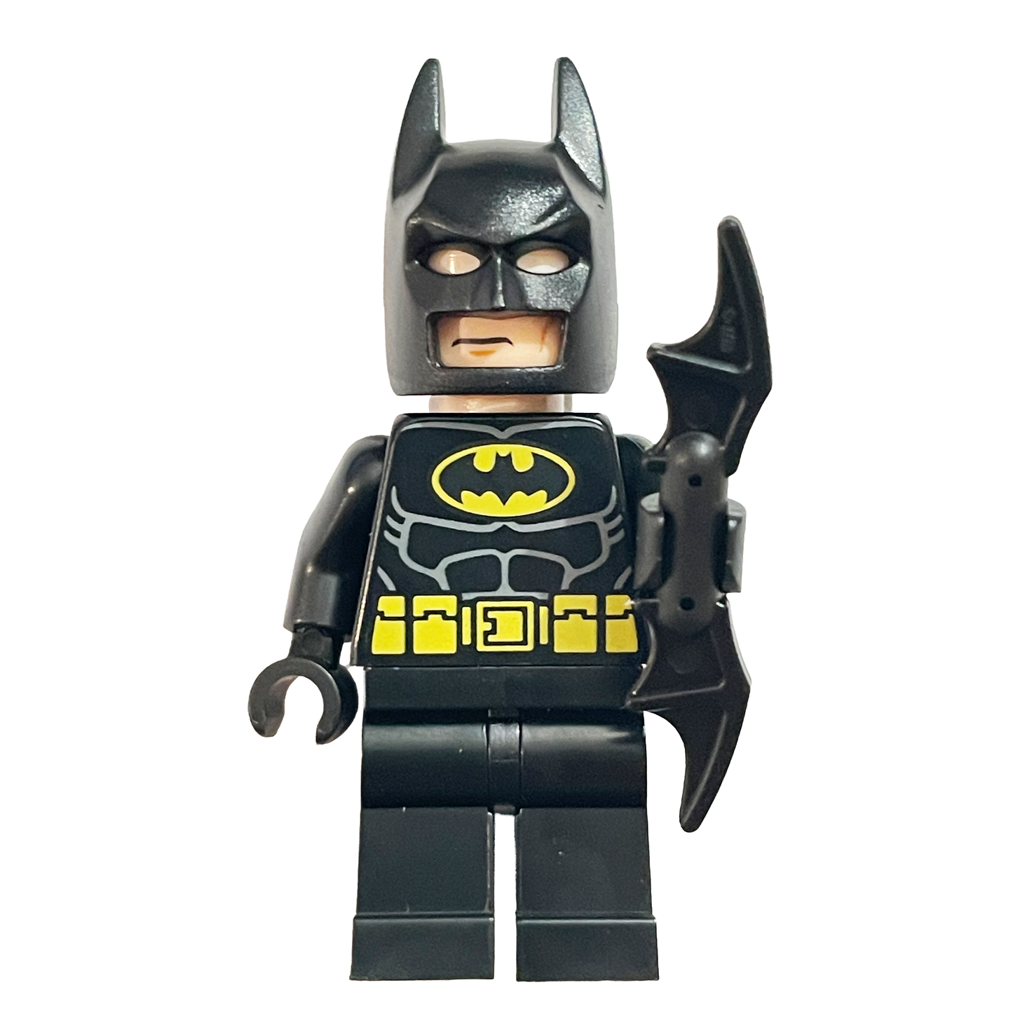 Batman - Black Suit with Yellow Belt and Crest (Type 2 Cowl, no Cape)