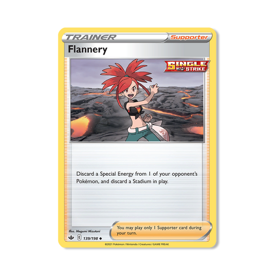 Flannery Pokémon Pokémon Chilling Reign - Normal kaart | Engels