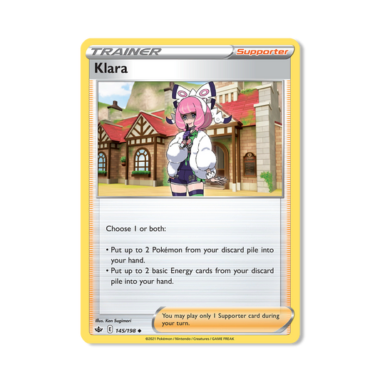 Klara Pokémon Pokémon Chilling Reign - Normal kaart | Engels