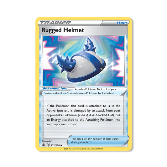 Rugged Helmet Pokémon Pokémon Chilling Reign - Normal kaart | Engels