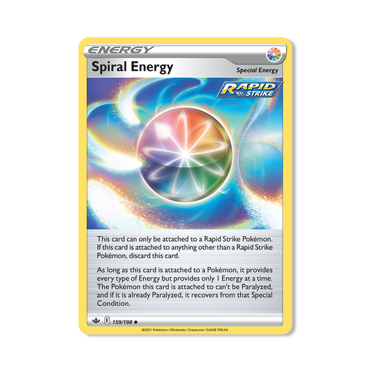 Spiral Energy Pokémon Pokémon Chilling Reign - Reverse Holo kaart | Engels