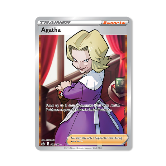 Agatha Pokémon Pokémon Chilling Reign - Normal kaart | Engels