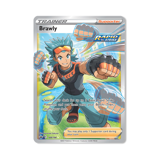 Brawly Pokémon Pokémon Chilling Reign - Normal kaart | Engels