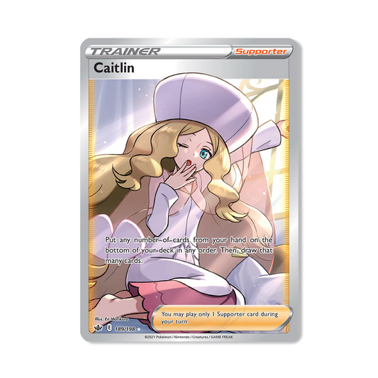 Caitlin Pokémon Pokémon Chilling Reign - Normal kaart | Engels