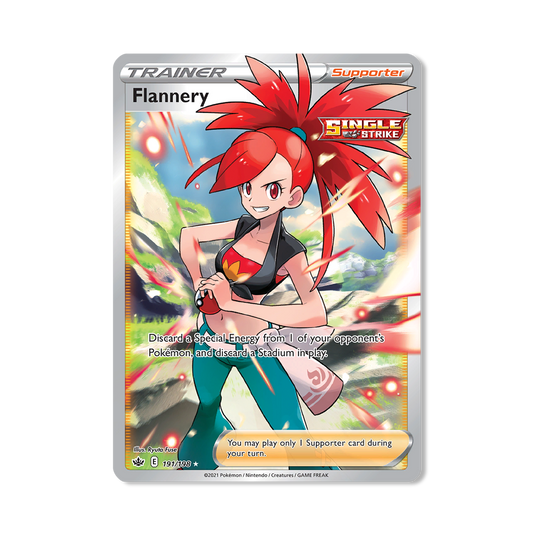 Flannery Pokémon Pokémon Chilling Reign - Normal kaart | Engels