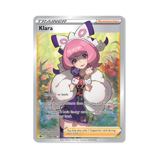 Klara Pokémon Pokémon Chilling Reign - Normal kaart | Engels