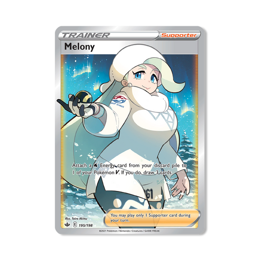 Melony Pokémon Pokémon Chilling Reign - Normal kaart | Engels