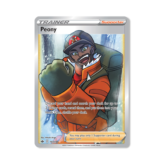 Peony Pokémon Pokémon Chilling Reign - Normal kaart | Engels