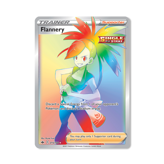 Flannery Pokémon Pokémon Chilling Reign - Normal kaart | Engels