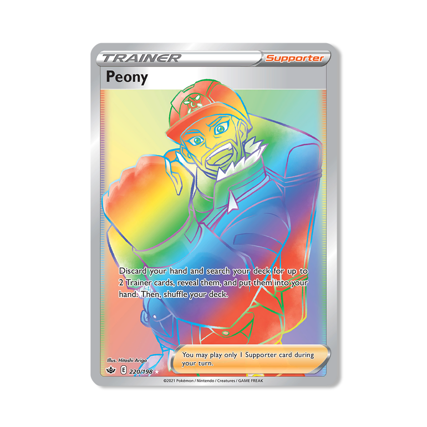 Peonia Pokémon Pokémon Chilling Reign - Normal kaart | Engels