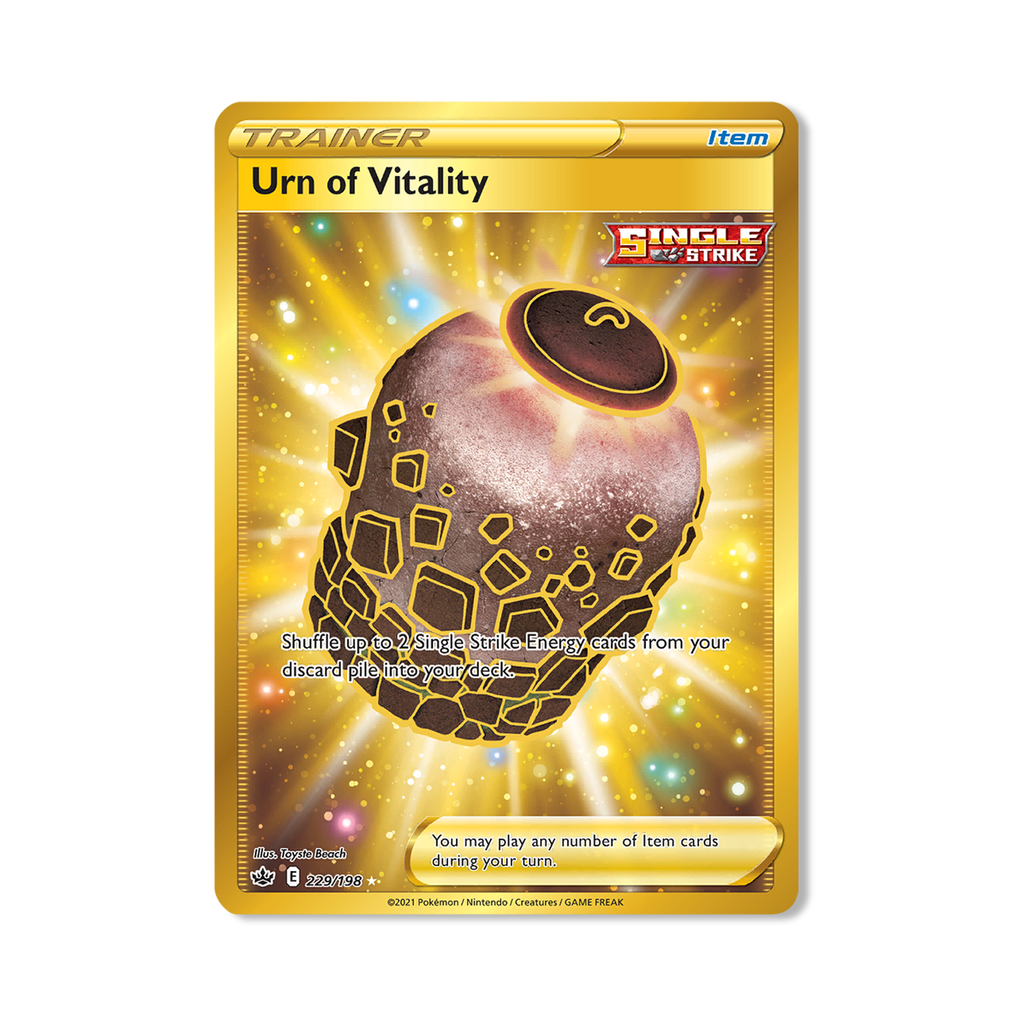 Rugged Helmet Pokémon Pokémon Chilling Reign - Normal kaart | Engels