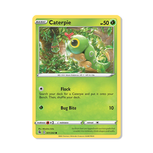 Caterpie Pokémon Pokémon Fusion Strike - Normal kaart | Engels