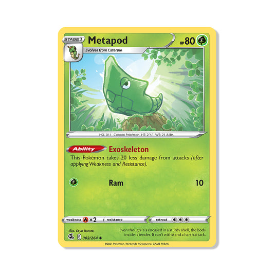Metapod Pokémon Pokémon Fusion Strike - Reverse Holo kaart | Engels